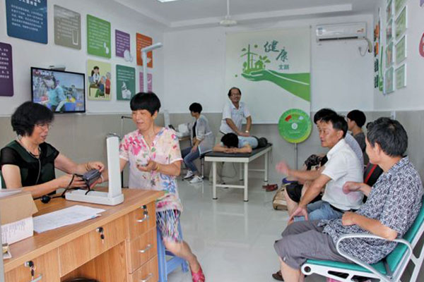 健康一體機中央顯示屏信號連接